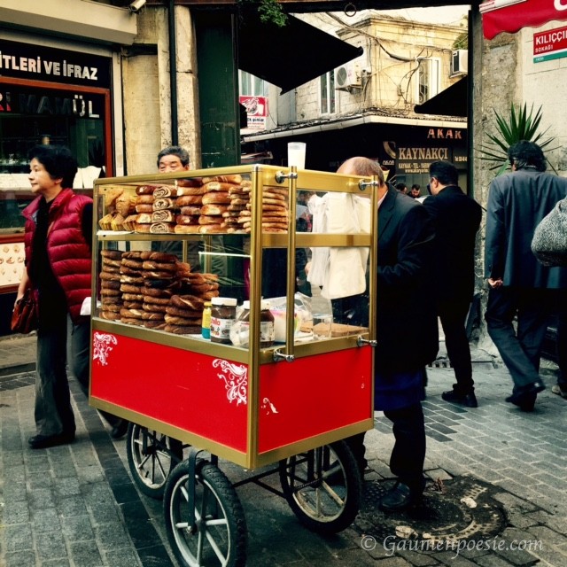 Simit Stand in Istanbul
