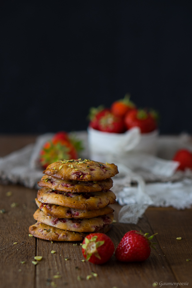 Erdbeer Cookies 3